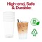 Crystal Clear Plastic Disposable Party Cups - 12 oz. (500 Cups)